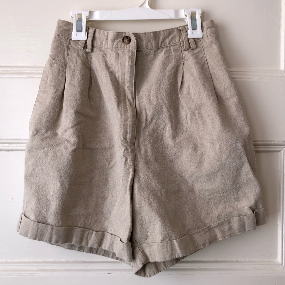 Vintage Linen Shorts